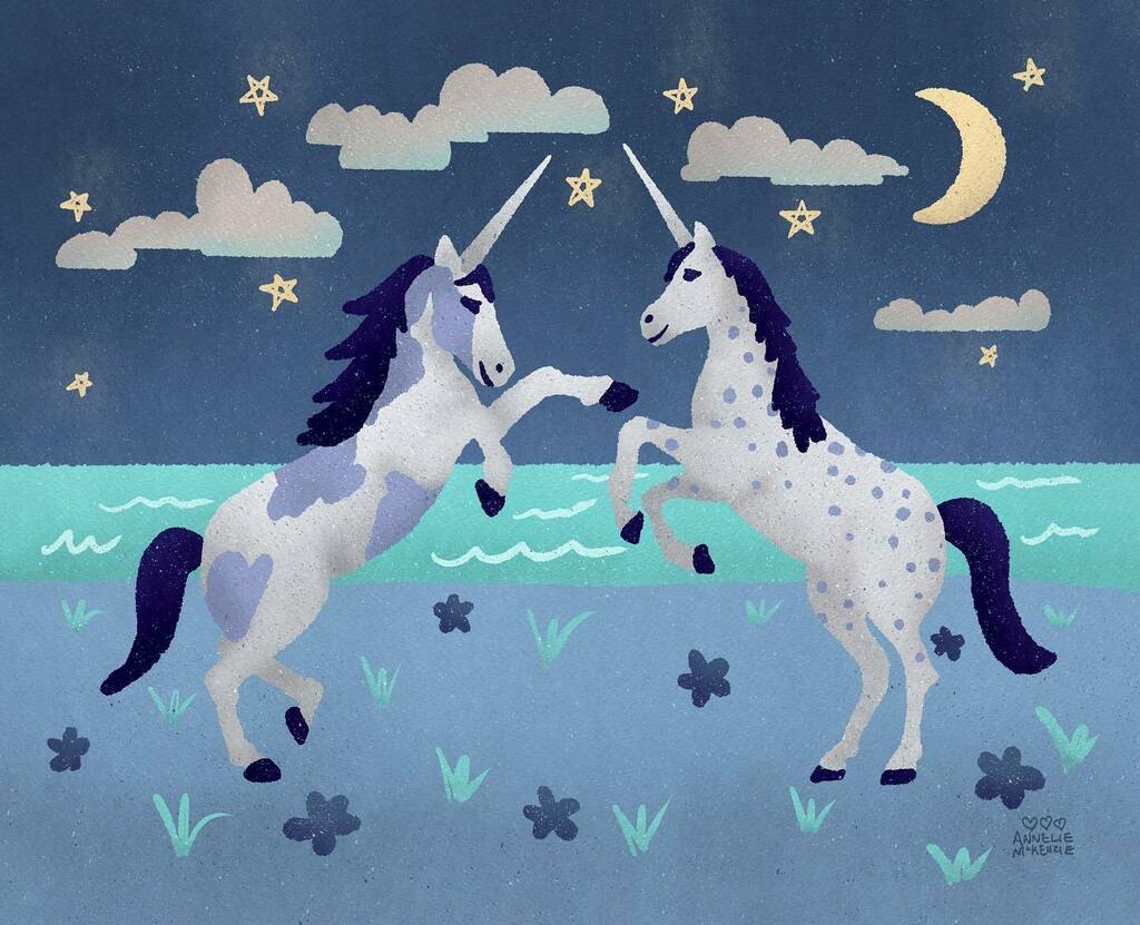 __AM_'s tweet photo. Just finished this piece inspired by @catcoq 's "Draw This in Your Style" Challenge. It's my first time doing this and it was so much fun!! I'm calling it "Unicorn Dance." 
#CreateWithCatCoq #DTIYS
.
.
.
.
#drawitinyourstyle #digitalillustration #procrea… https://t.co/6jIcNhhUtA https://t.co/tGeA6uYsUy