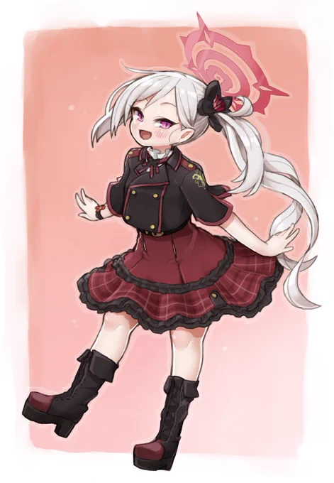 依頼絵納品しました!
「ブルーアーカイブの浅黄ムツキちゃんを描いてください!貧乳です!」とのことでしたので描きました!!!!
かなーーーり気合が入ってるデザインだったんでかなり慎重に描きました…! 