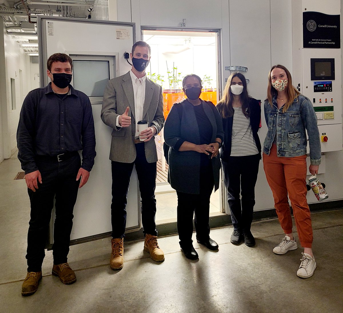 Wonderful visit with <a href="/aaberhe/">Dr. Asmeret Asefaw Berhe (she/her)👩🏽‍🔬🌍</a> at <a href="/CornellEEB/">Eco and Evo Biology</a> meeting with our team <a href="/BenHoulton/">Benjamin Z Houlton 🌍</a> to discuss soils as a solution to climate change through carbon sequestration, the synergies of organic and mineral carbon, and show off our work in amazing <a href="/CornellCALS/">Cornell CALS</a> facilities