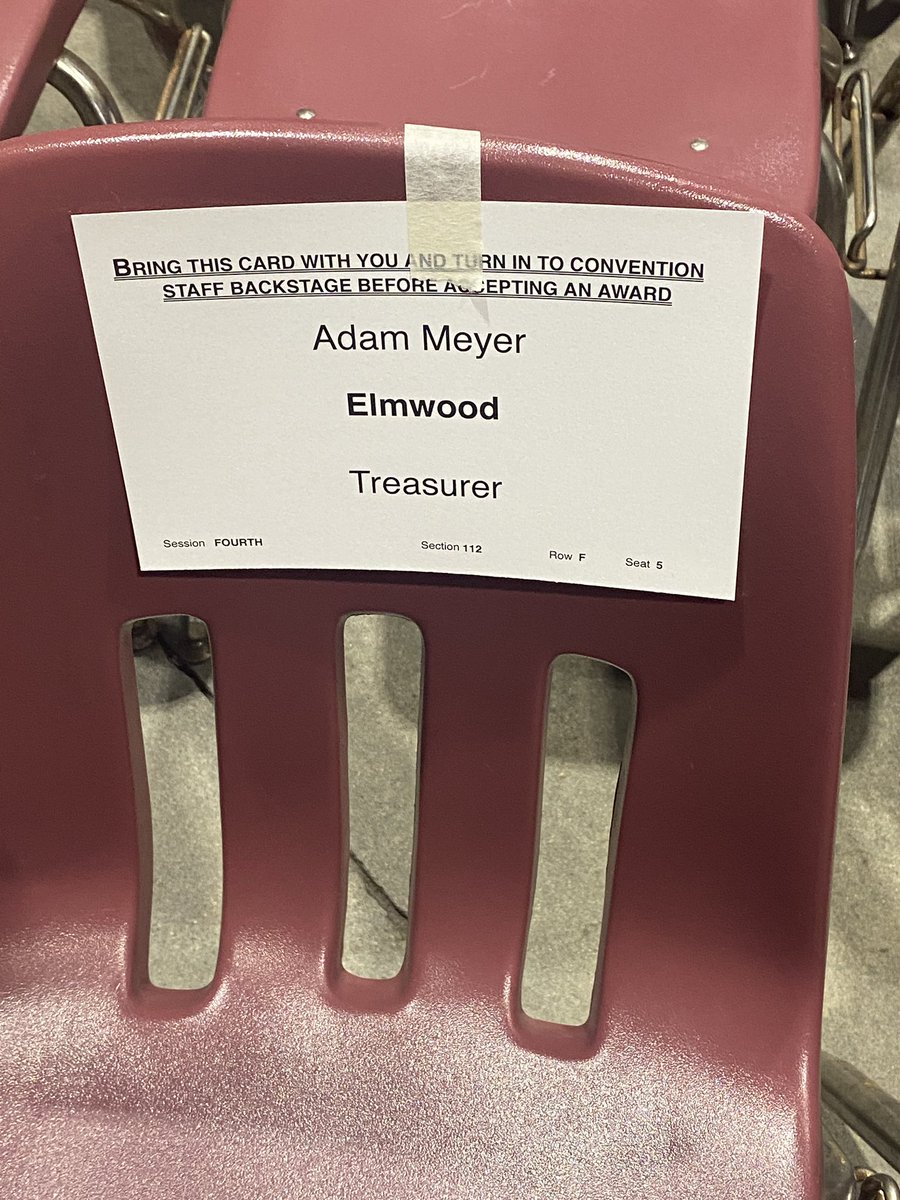 ElmwoodFFA's tweet photo. Congratulations Adam Meyer on a Gold Rated Treasurers Book! 💙💛 https://t.co/o8HHbyEVm1