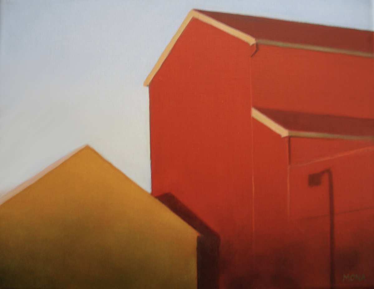 Playhouse 1/1                                #barn #nftcommunity #oilpainting #shadow
