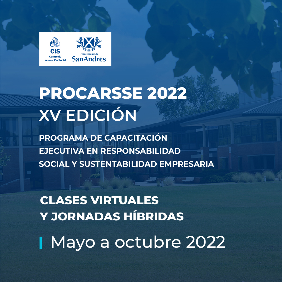 pactoglobalARG's tweet photo. El 19 de mayo arranca la XV edición del Programa de Capacitación Ejecutiva en Responsabilidad Social y Sustentabilidad Empresaria.
Las empresas participantes de @pactoglobalARG contarán con una bonificación del 20%.
Más información: https://t.co/277gPR1C9r
#UdeSA #CIS #PROCARSSE https://t.co/M3lX6omnjC