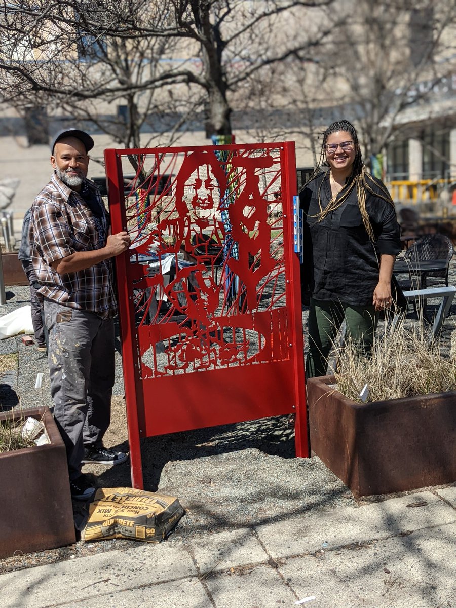 artsandrecus's tweet photo. New public art from @PeytonSRussell - This incredible portrait of Tammy Wong of @RainbowChinese is getting installed at @icehousempls today!

#PublicArt
#EatStreetMpls https://t.co/InLRKZLUpL