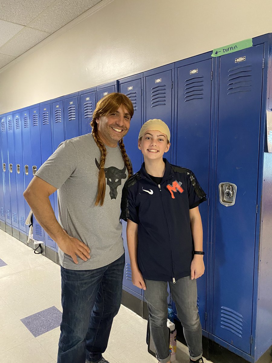 Freaky Friday! Teacher student swap!! #MineolaSpiritDays #MineolaProud