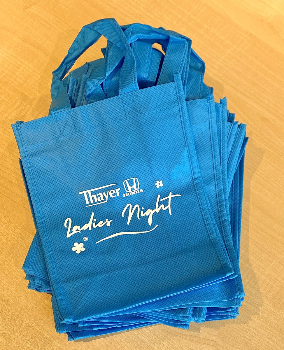 thayerhonda's tweet photo. Ladies! We’ve got your goodie bags, and we’re getting them ready for Friday May 13th at 7:30pm! Grab your free bag at our free event next Friday! 🤩 For more info visit: https://t.co/p4HDv9JBjD
#LadiesNight #FridayFeeling #MothersDay https://t.co/mcnYnlrAGf