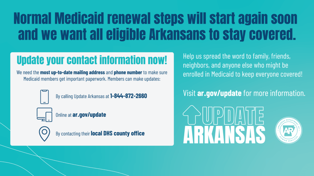 Visit ar.gov/update today and make sure your contact info is up-to-date!