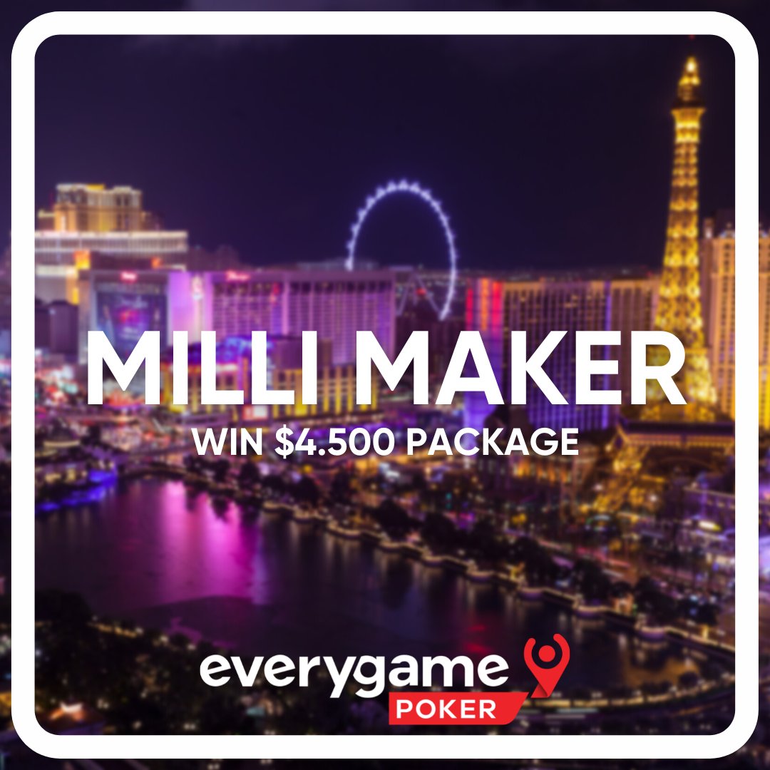 EverygamePoker's tweet photo. IS THIS FOR REAL?! You bet it is 😎
Grab your seat: https://t.co/WttP6IyI80
#vegas #everygame #poker #pokeronline #millimaker https://t.co/nck4XLyHRm