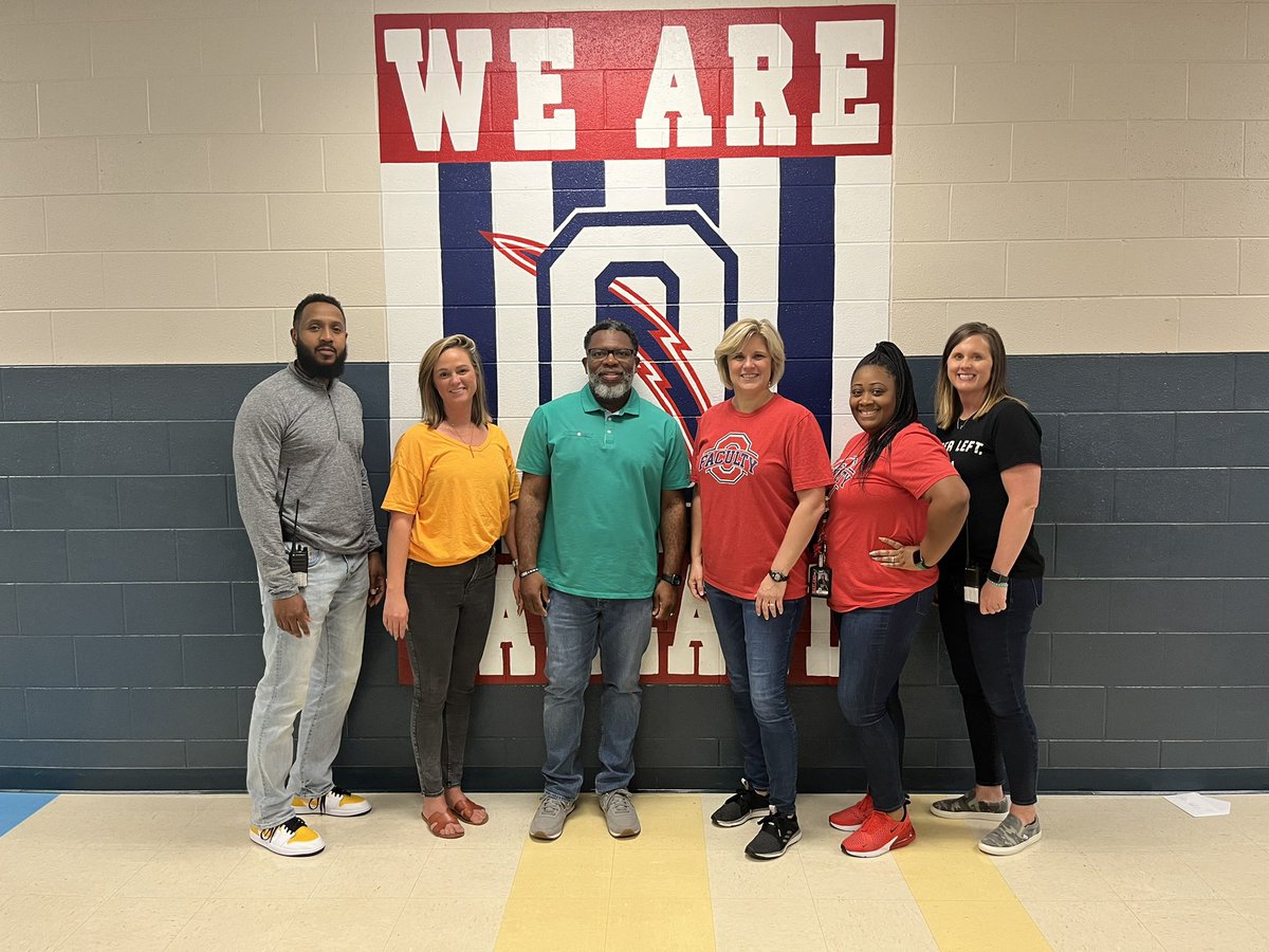 DrCSThompson's tweet photo. Congratulations to @Butler3Mr and Mrs. Sadler, our certified and classified employees for the month of April! We are so thankful for all they do for OMS! ❤️🤍💙 @ruistori1 @CCHAMBERS25oms @classofNeal @BrittonSB1 https://t.co/0SQkJxCJ0n