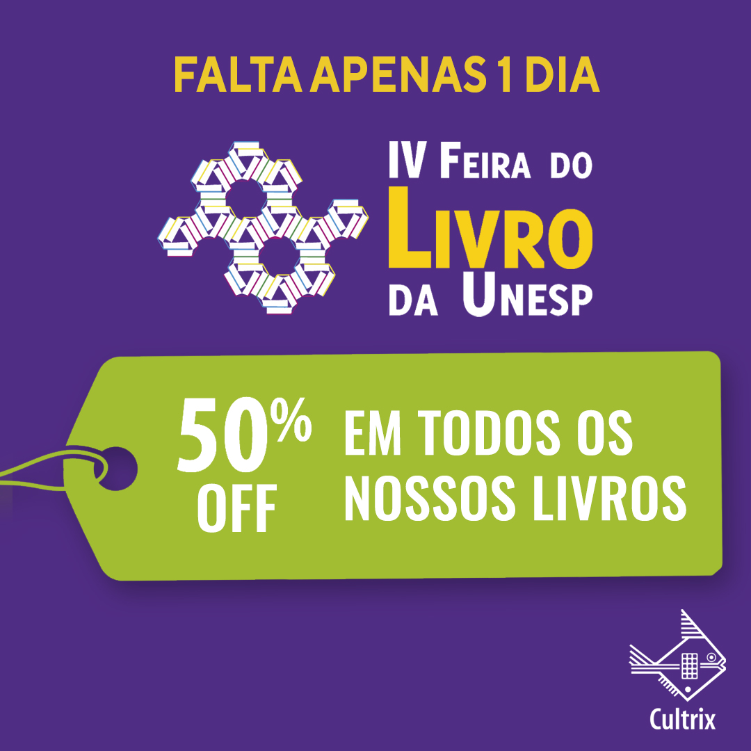 editoracultrix's tweet photo. Falta apenas um dia para terminar a IV Feira do Livro Virtual da Unesp!
Todos os nossos livros estão com 50% de desconto (exceto livros que estejam em nossa promoção de R$ 9,90).
Acesse: https://t.co/FMskgukASe
#feiradolivrodaunesp #grupoeditorialpensamento #editoracultrix https://t.co/EVNqyDakFx