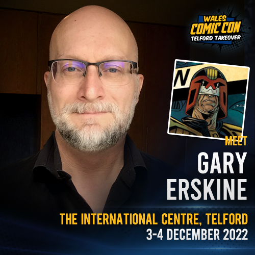 walescomiccon's tweet photo. NEW ARTS GUEST #WCC2022 - Gary Erskine #JudgeDredd #KnightsOfPendragon #GIJoe #StarWars #RogueTrooper #Avengers https://t.co/Dzk9tTWcdX