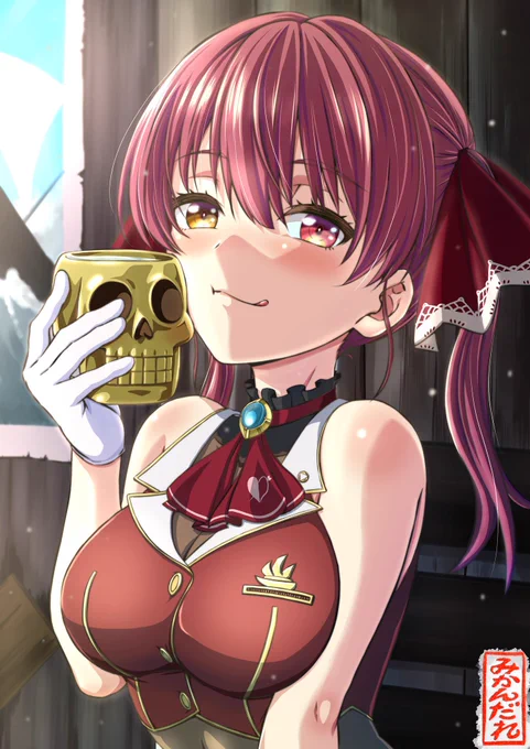 冷静に考えるとフォローしてくれてる人って、3割くらいはホロ好きの人やから、ふと思った時レベルで過去絵再掲するか 
#マリンのお宝 