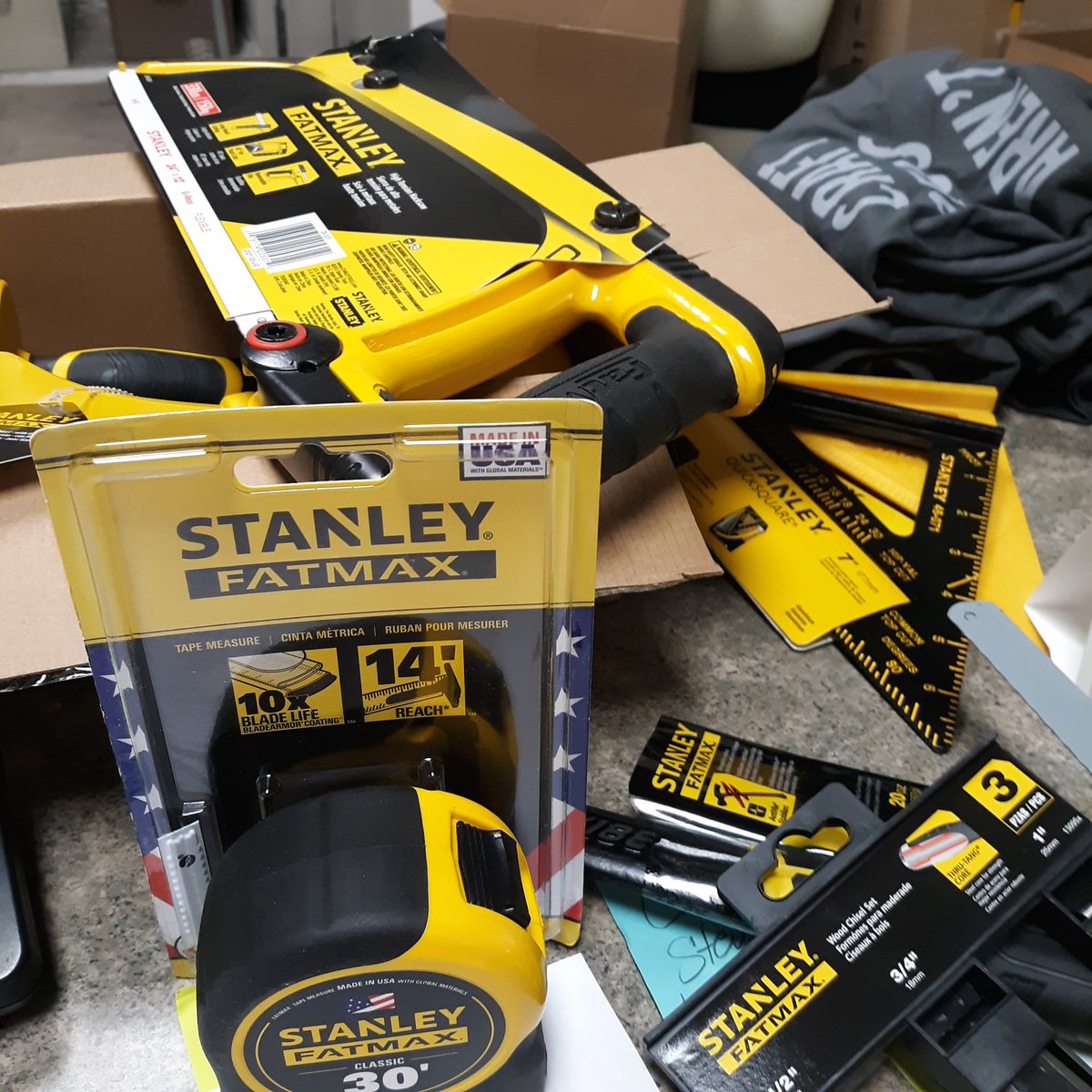 tradeschoolorg's tweet photo. Today's project, is an inventory of the generous grant fulfillment from @stanleyblackdecker and the #MakersGrant.
#ImpactChallenge #EmpowerMakers
#TrainBuildSucceed
#careersinconstruction
#bluecollarproud
#grateful https://t.co/kylDrM46AM