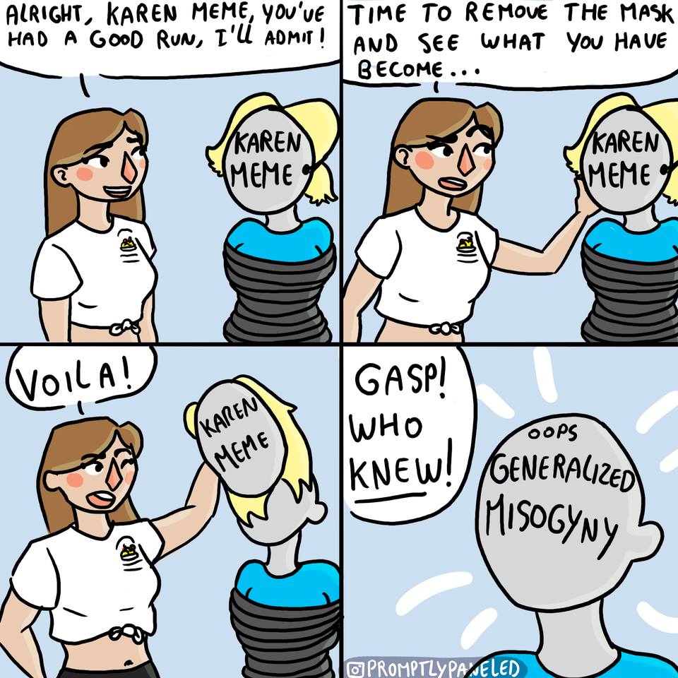 A pointed comment from someone *not* named Karen.