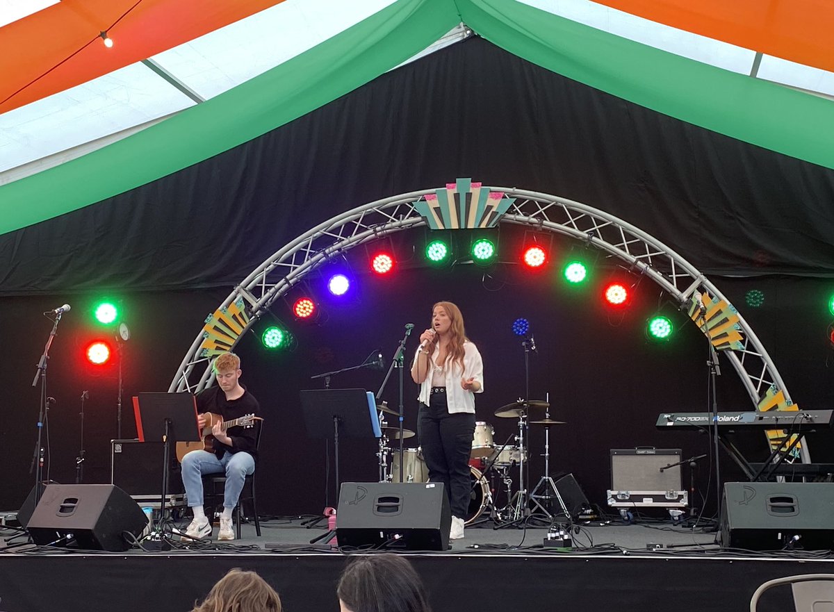 SVSMusicDept's tweet photo. Great to share that @cheltfestivals #CheltJazzFest last weekend featured past SVS student @GaffneyMaisie on fine singing form &amp; a current Year 9 SVS drummer driving and energising @glos_music youth jazz ensemble GYJA. #LiveMusic #Culture #MusicMaking https://t.co/gMYkEzNpBd