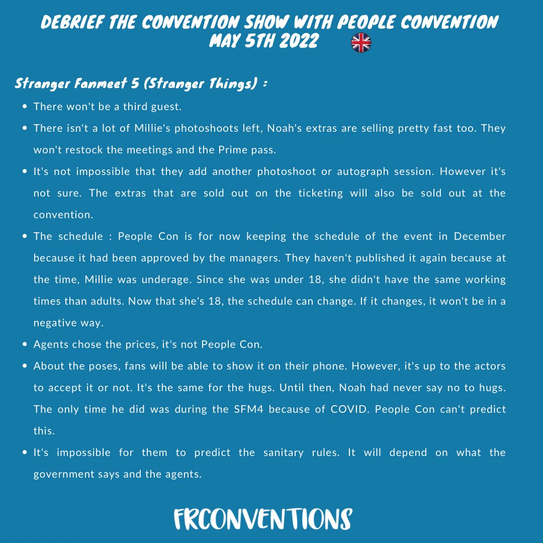 FrConventions's tweet photo. Yesterday, we were live with @peoplecons. Here’s the recap of all the updates on the #SFM5, the #DLC5, the #RIVERCON4, the #EternalCon2, the #PLDay and their future events 👇 https://t.co/5XwOjY1Uqy
