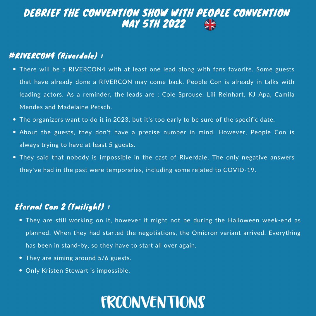 FrConventions's tweet photo. Yesterday, we were live with @peoplecons. Here’s the recap of all the updates on the #SFM5, the #DLC5, the #RIVERCON4, the #EternalCon2, the #PLDay and their future events 👇 https://t.co/5XwOjY1Uqy