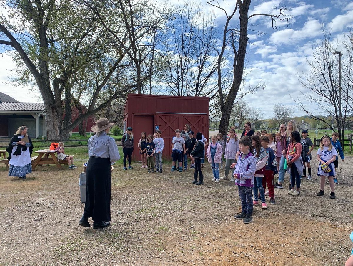 HSESCougars's tweet photo. 3rd grade at the Dry Creek Historical Society Farmstead!   What a fun day! https://t.co/yp7sG9rj5O
