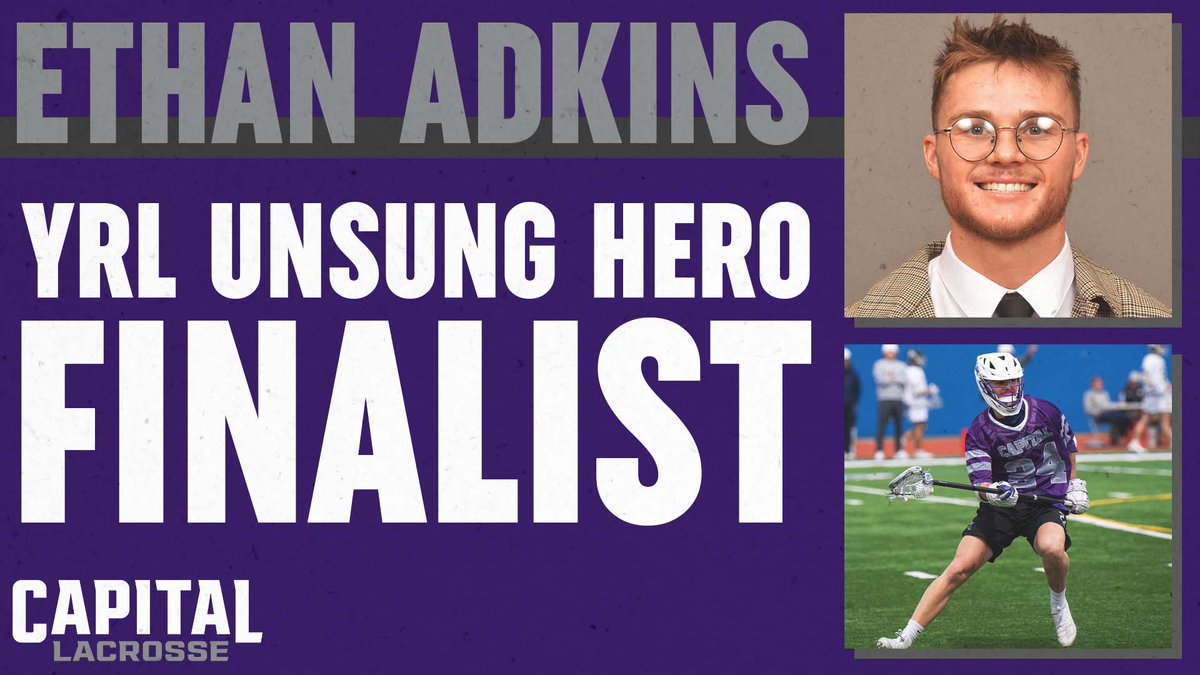 NEWS: Ethan Adkins Named Finalist for Prestigious "YRL" Unsung Hero Award. Read more on Ethan's story and why he just one of four finalists for the award across Division III men's lacrosse. #CapFam #CapMLAX 

athletics.capital.edu/news/2022/5/6/…