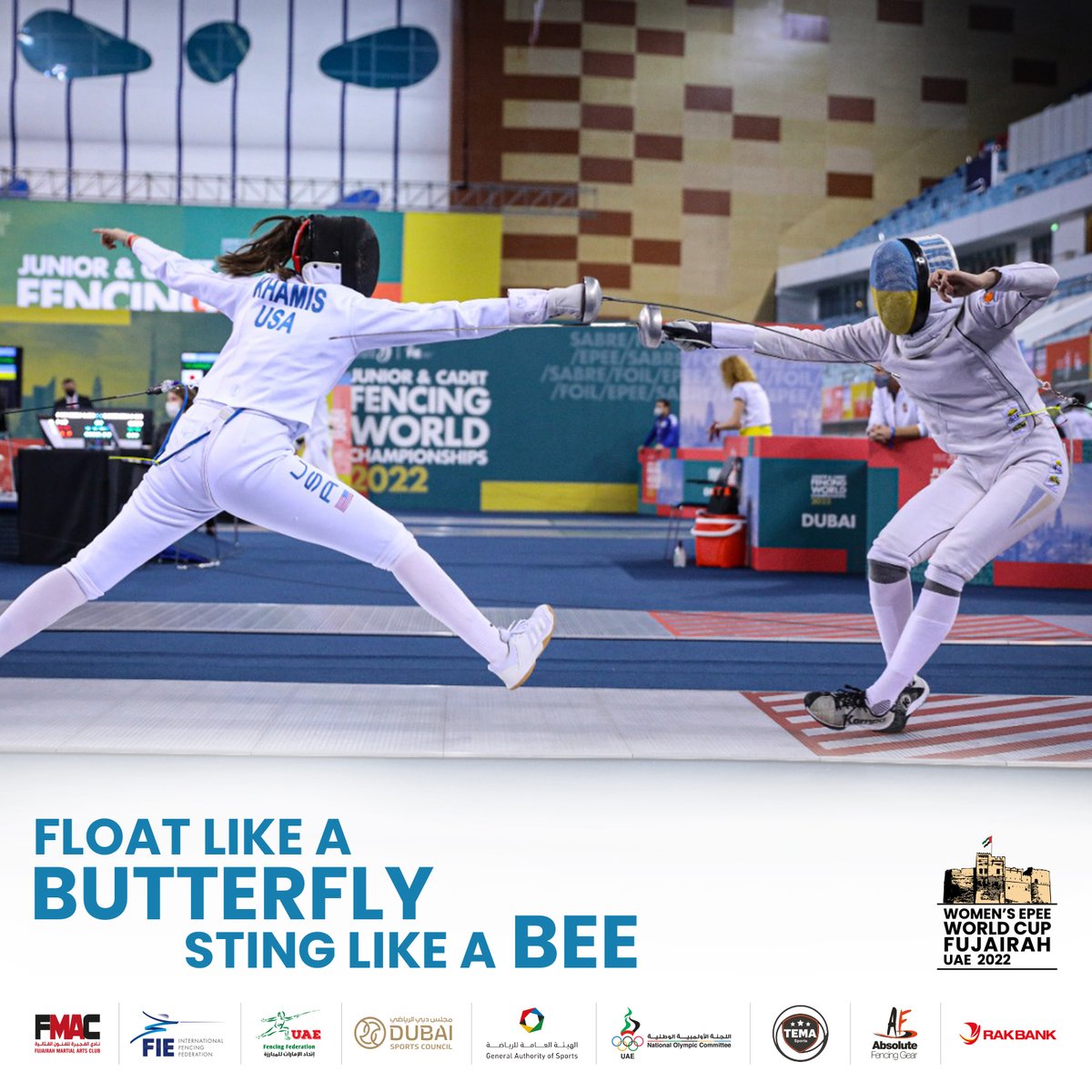 uae_fencing's tweet photo. Which athletes are you cheering for?
Drop an emoji for their country’s flag to show them your support!
#fencingtime #fencer #fencingtournament #fencing #sports #fencingsports #worldcup #women #womenfencing #fujairahsports #fencinglife #sportsnews #fencinglive https://t.co/oJYUBMp7Jw