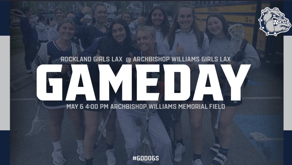 Rocklanddogs's tweet photo. Varsity Girls Lax kicks off the lacrosse double header at Archbishop Williams this afternoon at 4! Boys Varsity to follow at 6! https://t.co/mjXykBbOlV