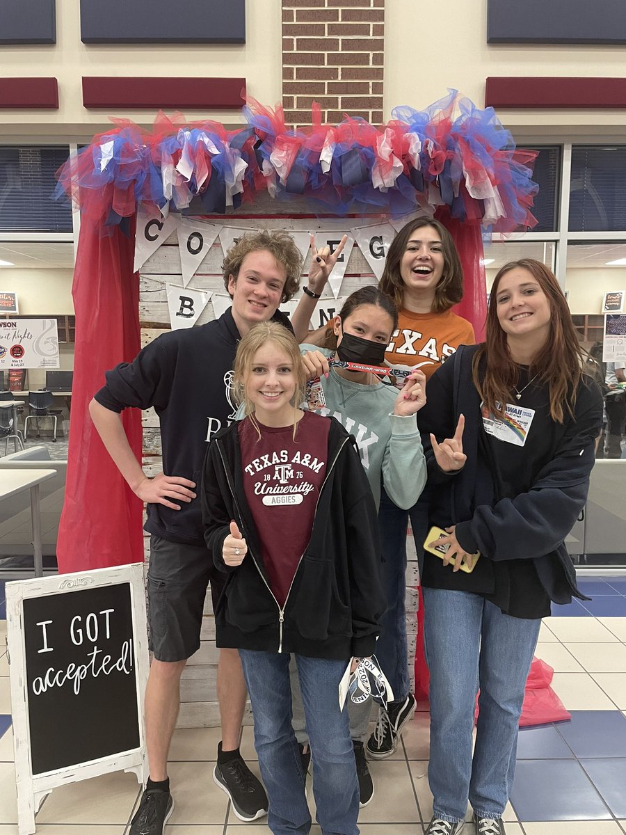 DHSCollegeBound's tweet photo. College Acceptance Day! https://t.co/39pO0nL6hD
