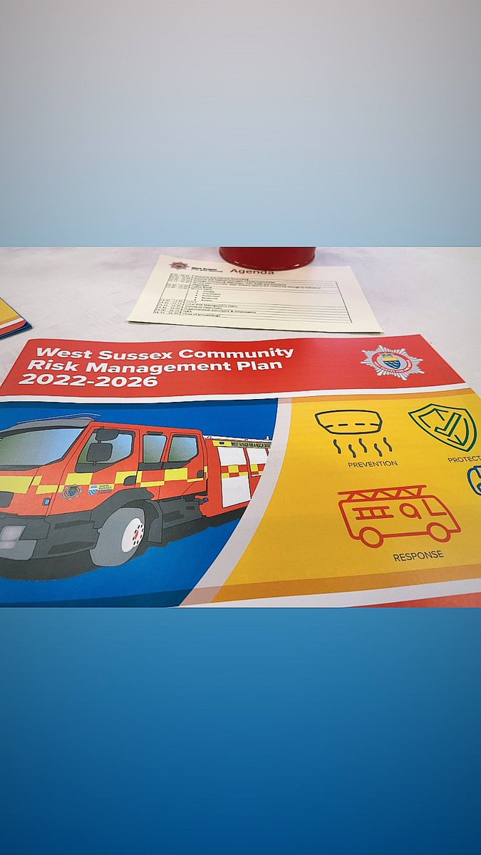 Today crew members attended @WestSussexFire’s CRMP Launch. CRMP is our promise to you the public. Today we explored the strategy to deliver this promise. We look forward to rolling this out to our local community #fireandrescue #firefamily #notjustfires