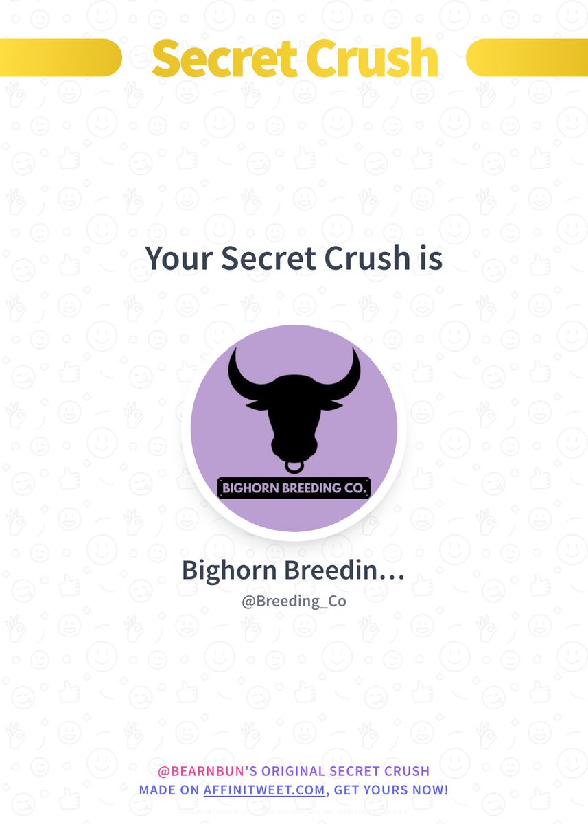 bearnbun's tweet photo. ✨ Secret Crush 

Breeding_Co secretly loves you! 😳
Who loves you in secret?

➡️ https://t.co/gWBtm1GgW3 https://t.co/u2JiKxnlm8