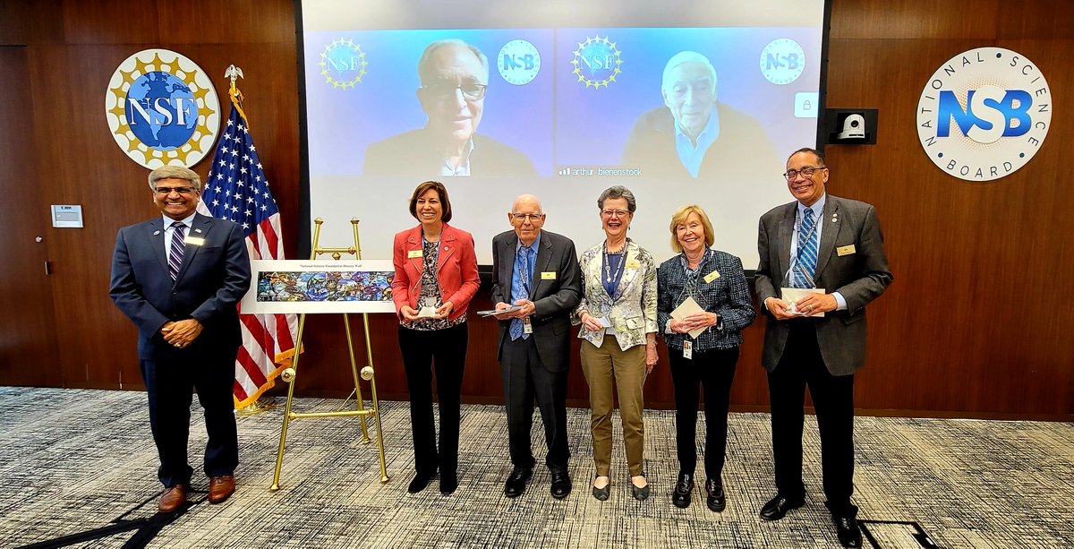 National Science Board (@nsf_nsb) on Twitter photo Today the National Science Board and NSF Director (<a href="/DrPanch/">Dr. Sethuraman (Panch) Panchanathan</a>) thanked NSB’s class of 2022 for 6 years of service to <a href="/NSF/">U.S. National Science Foundation</a> and the nation, bidding farewell to <a href="/Astro_Ellen/">Ellen Ochoa</a>, Arthur Bienenstock, <a href="/PresidentFuchs/">x</a>, Carl Lineberger, Emilio Moran, and Anneila Sargent. Today the National Science Board and NSF Director (<a href="/DrPanch/">Dr. Sethuraman (Panch) Panchanathan</a>) thanked NSB’s class of 2022 for 6 years of service to <a href="/NSF/">U.S. National Science Foundation</a> and the nation, bidding farewell to <a href="/Astro_Ellen/">Ellen Ochoa</a>, Arthur Bienenstock, <a href="/PresidentFuchs/">x</a>, Carl Lineberger, Emilio Moran, and Anneila Sargent.