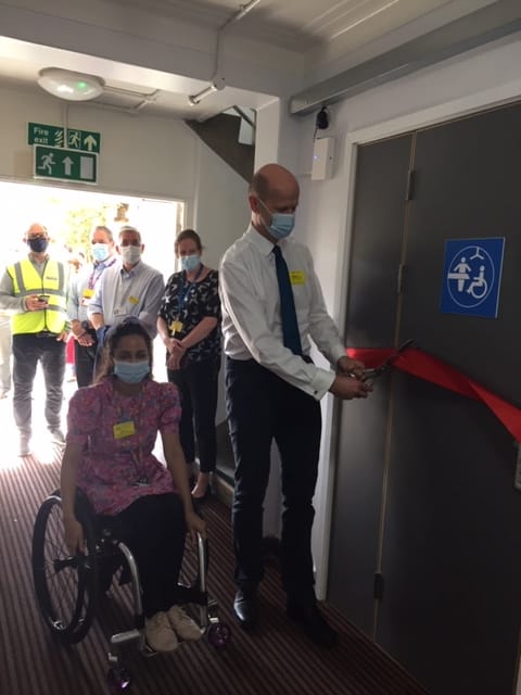 Rupal_DT's tweet photo. Amazing work from Rasleen Kahai and @kathscottOT my dietitian and OT  colleagues through their staff network called DAWN - Disability And Wellness Network. New changing places fully accessible bathroom at Harefield Hospital. AHPs making real changes! @RBandH @ChangingPlaceUK https://t.co/WERuYinFWv