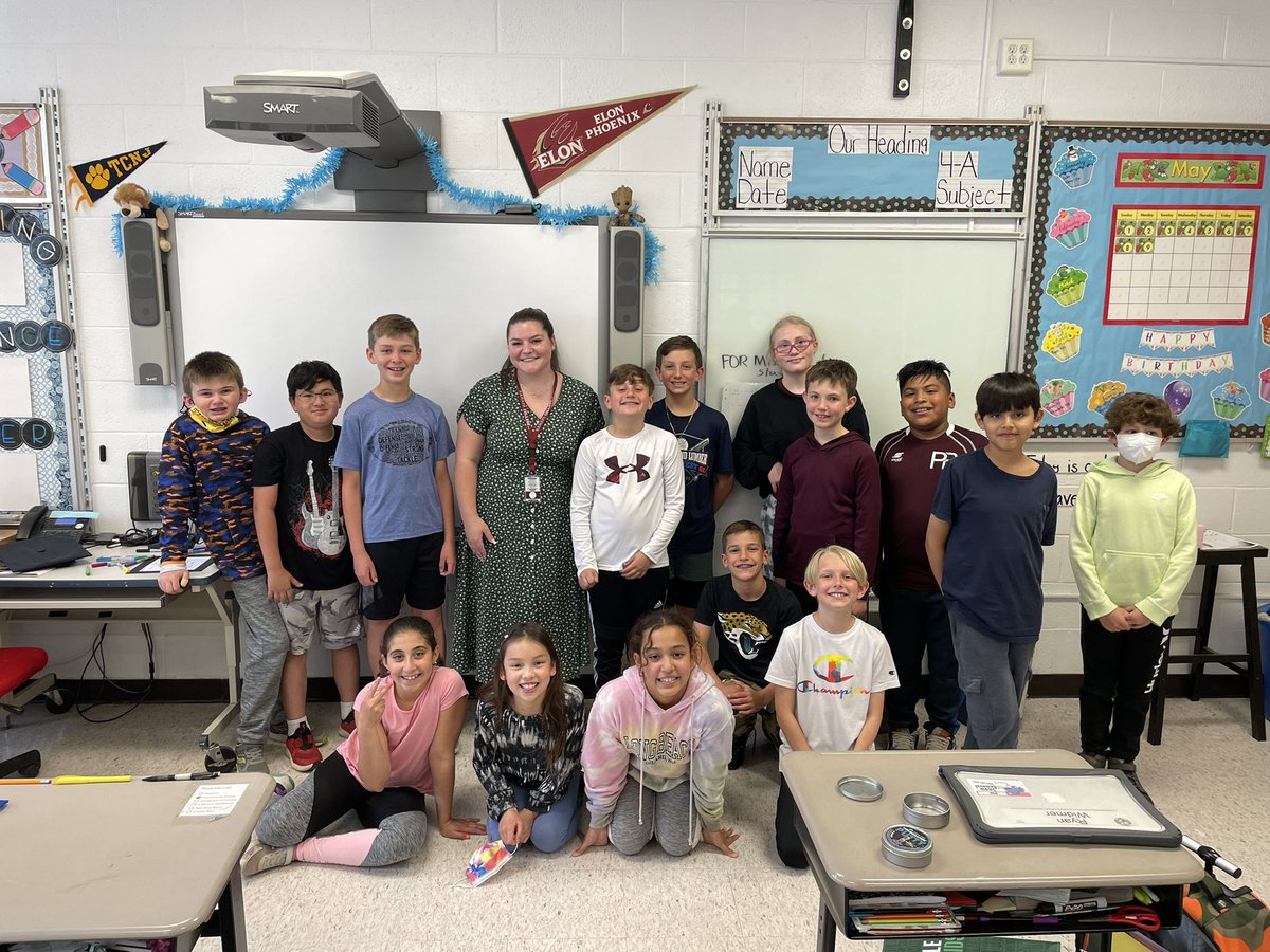 mrsjacobus4's tweet photo. Today was our last day with our AMAZING student teacher, Miss. Barth. We have been so lucky to have her in 4A since September and will miss her so much! https://t.co/FfsGETWJrH