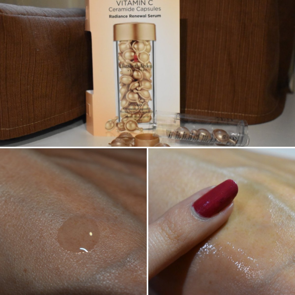 Carly2010_'s tweet photo. I samarbeid med @ElizabethArden @saethernorway har jeg fått teste Ceramic Capsules Radiance Renewal Serum. Disse kapslene er som de sier, den etterlater huden din myk og fuktet. 100% anbefaler det. #VitCCaps #Elizabethardenbuzz #buzzador https://t.co/1tYNKeWFql