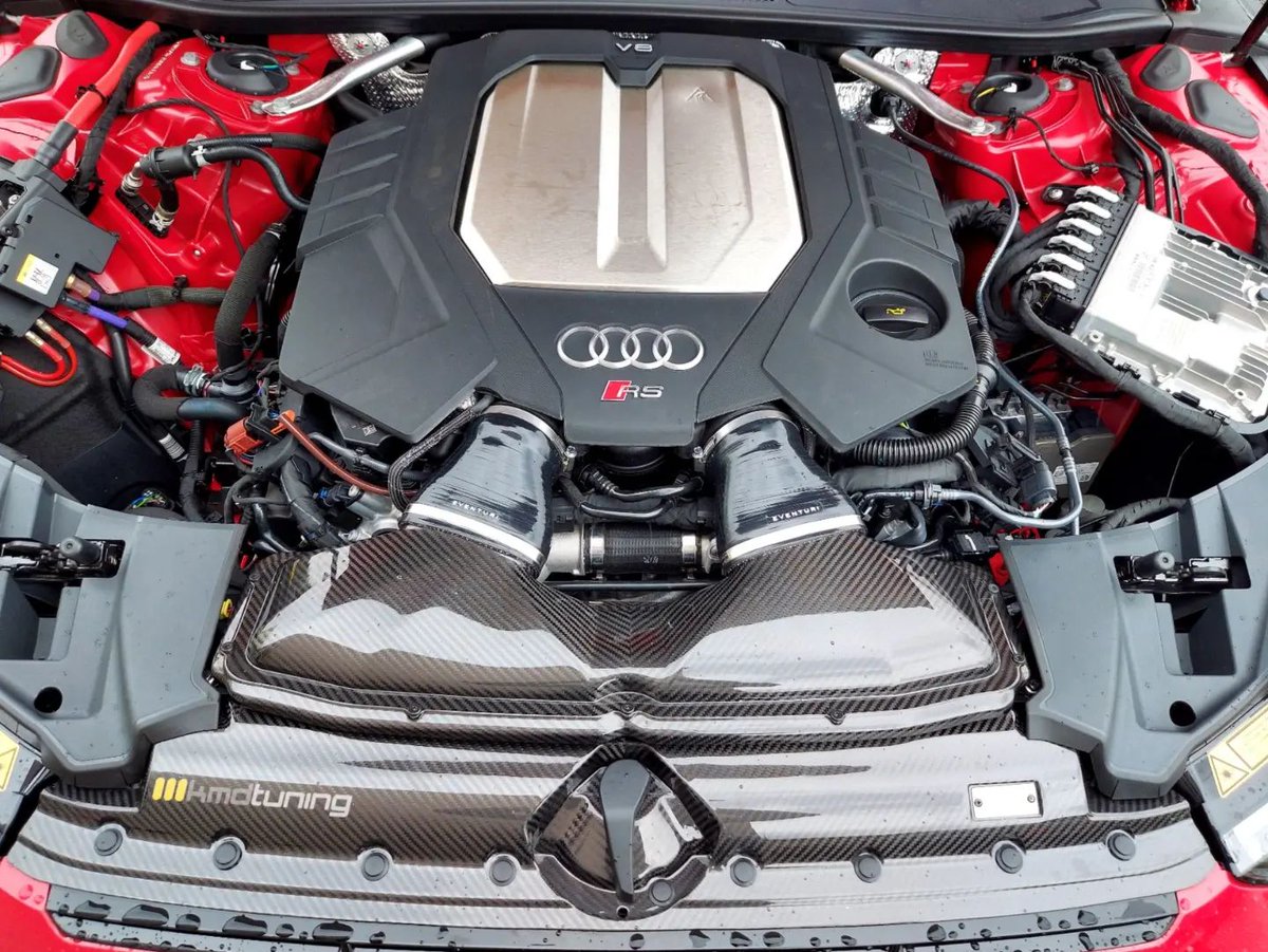 KMDTuning's tweet image. No rainy day Blues here, just some Tango Red!
Another C8 RS7 in for Unitronic Stage 1+ and Eventuri Carbon Fiber Intake, unleashing a beastly 753hp and 709tq!
#KMDtuning #unitronic #GetUnitronic #Eventuri #audi #audirs7 #ea825 #c8rs7 #audic8rs7 #audicarbonceramic #saddlebrooknj