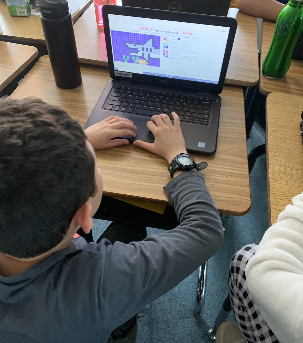Created digital mosaics to wrap up our unit on Ancient Rome.