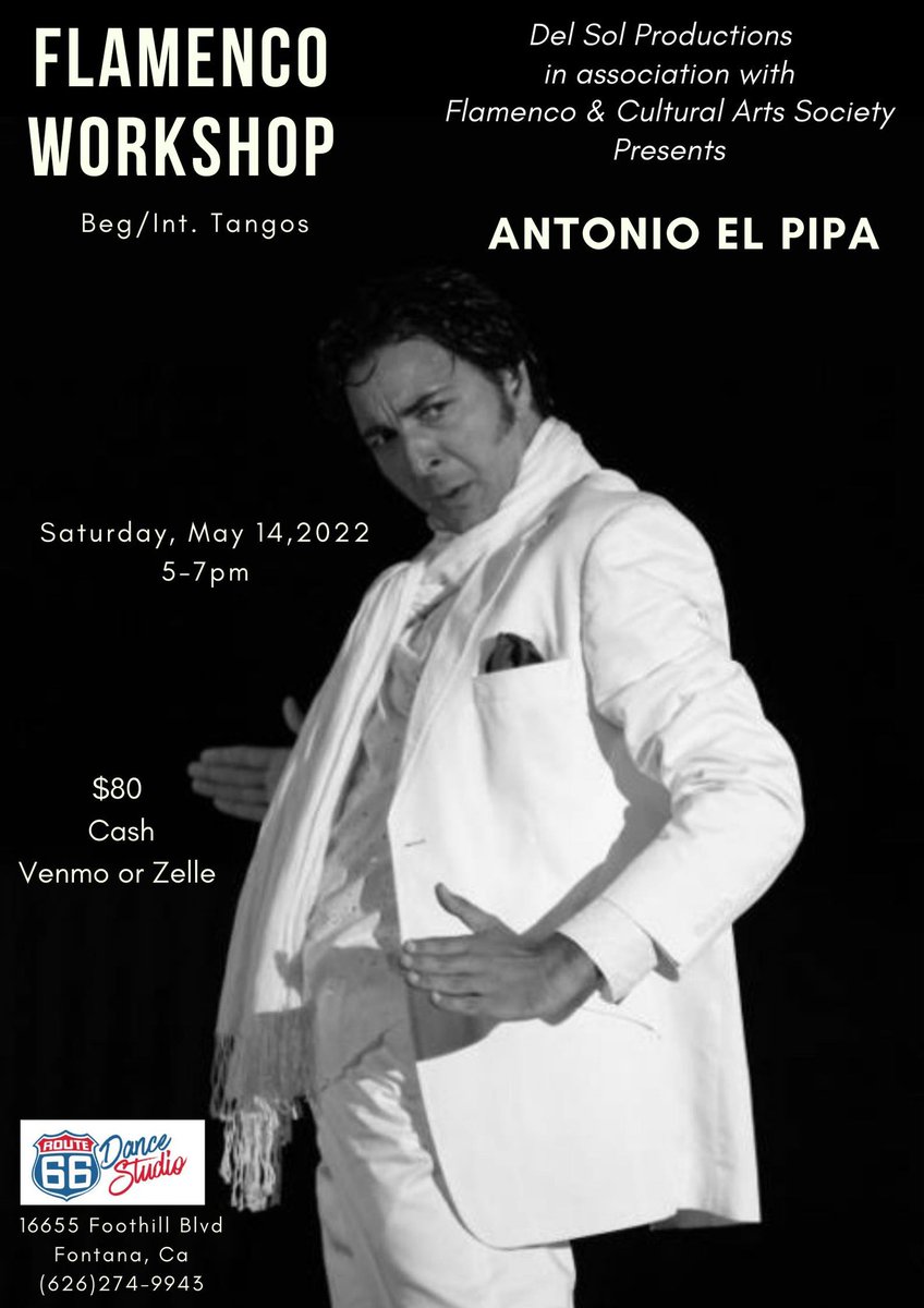 FlamencoCAS's tweet photo. We cannot wait for this #SoldOut event- Flamenco workshop from the one and only Antonio Pipa, visiting us from Spain! #flamenco #tangos https://t.co/GDMonDyfyC