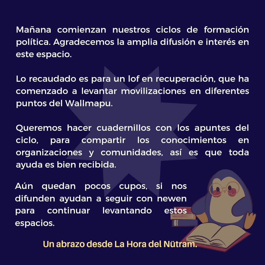 LNutram's tweet photo. Agradecemos la amplia difusión de nuestro humilde ciclo. https://t.co/TKFZLJygcf