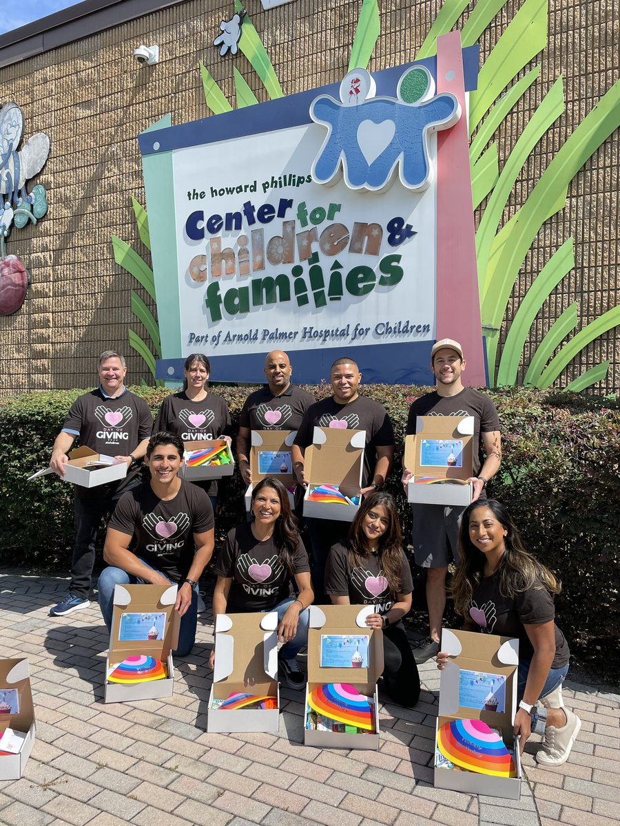 Schellman's tweet photo. Closer to home, our team in Orlando made Birthday Boxes for the Howard Phillips Center for Children & Families making sure kids can celebrate their big day no matter where they are! #SchellmanDoG #SchellmanCares https://t.co/H10ZuRM7Qk