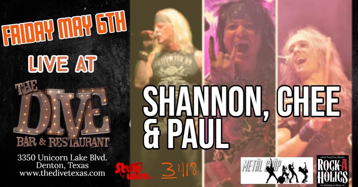 TheDiveDenton's tweet photo. Tonight!! 

Shannon, Chee &amp; Paul are going to rock The Dive! 

tickets are still available here: https://t.co/HKGR3lIB55 https://t.co/pscnUyaTFh