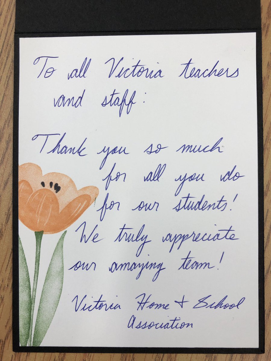 With thanks to our wonderful Home and School, who filled our buckets with kindness and our bellies with delicious treats today. We so appreciate you! #TVDSB #WeAreVikings #tvpic