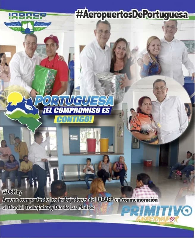 iabaep_ve's tweet photo. Agasajo realizado a todo el personal aeroportuario de la Familia #IABAEP, con motivo de Celebración del Día del Trabajador y Día de las Madres!
@nicolasmaduro
@PrimitivoPsuv
@Gob_portuguesa
@sdeportuguesa
@daza_lugo https://t.co/LyCUVgLeOi