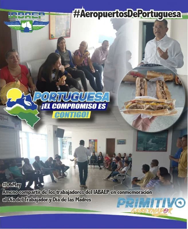 iabaep_ve's tweet photo. Agasajo realizado a todo el personal aeroportuario de la Familia #IABAEP, con motivo de Celebración del Día del Trabajador y Día de las Madres!
@nicolasmaduro
@PrimitivoPsuv
@Gob_portuguesa
@sdeportuguesa
@daza_lugo https://t.co/LyCUVgLeOi