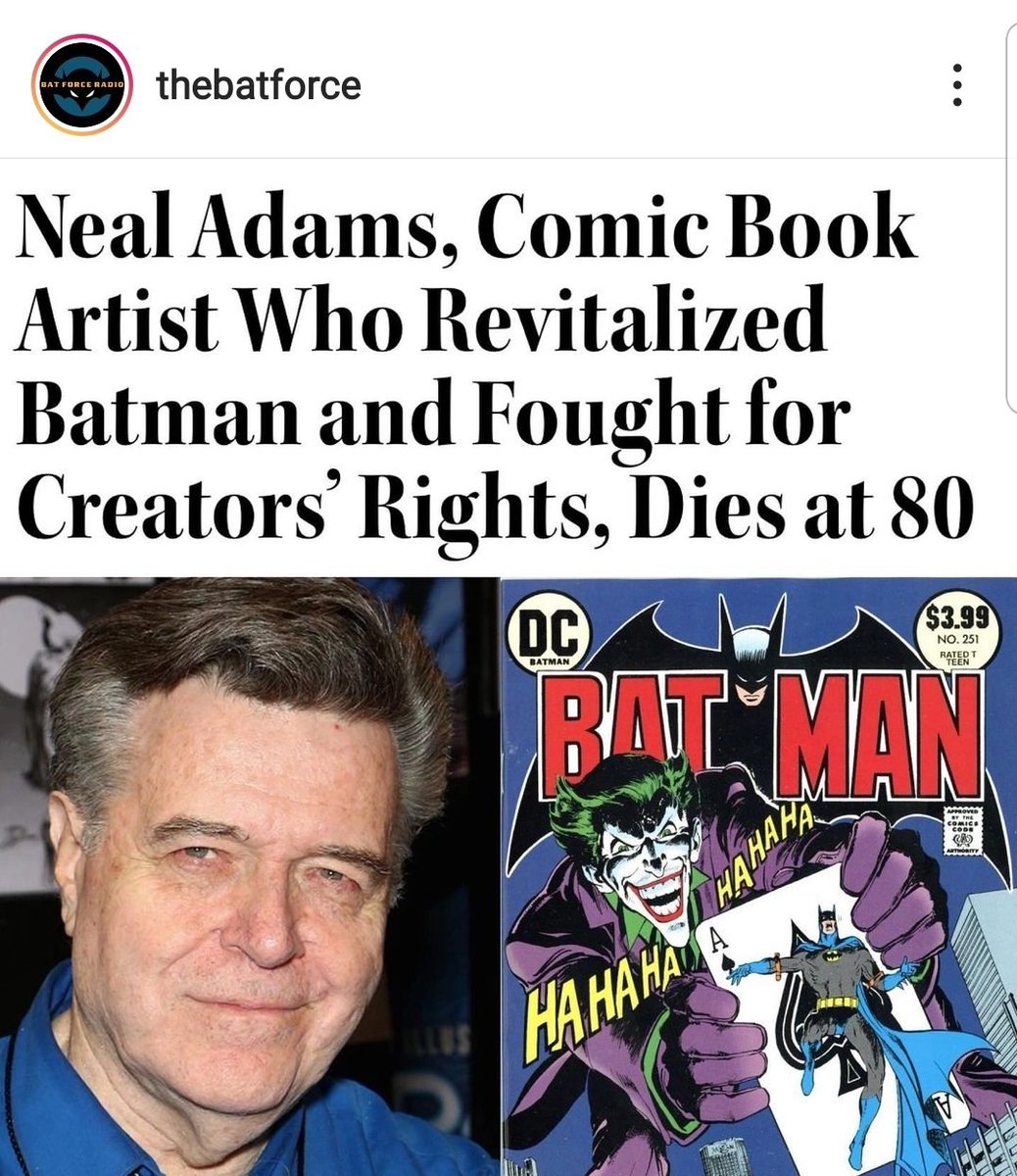 ComicZombie2's tweet photo. #RIPNealAdams https://t.co/3emMcftQG9