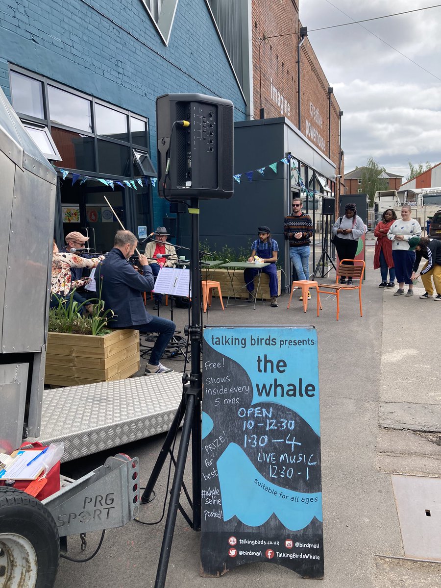 birdmail's tweet photo. Huge thanks to everyone who popped into #TheNest today for #CoventryOpens ☕️🧁

We couldn’t have done it without 🐋@Graerose &amp; @JoshuaPatel
✂️@FoleshillCreate &amp; @andymba24
🎤@AmyKakoura
🎻@TheChalkmeister
&amp; our fab #A4TP citizens - thank you all! Such a lovely day #LoveCov 😍 https://t.co/d7juObUwHT