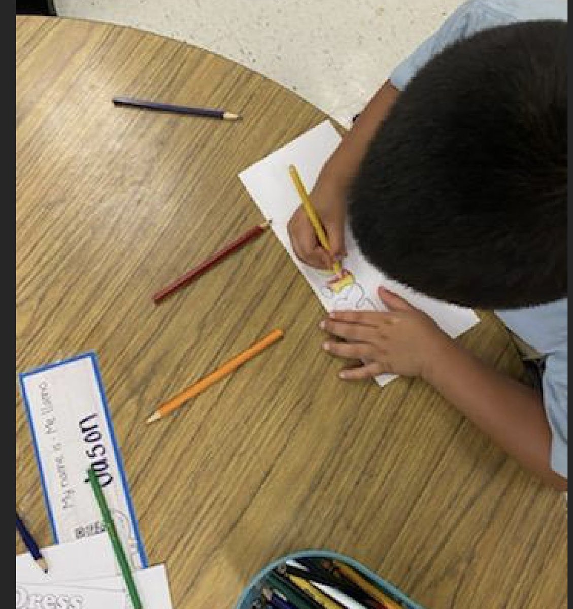CREWatDISD's tweet photo. “I persevere when things get tough.” #HabitsofCharacter #BetterWorldDay @ELeducation @DISDSoutheast @TrusteeHenry https://t.co/HZ6Rw2vUgW