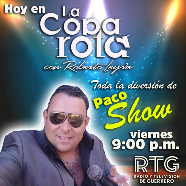 RobertoLeyva's tweet photo. Noche de viernes es noche de #LaCopaRota, hoy será una noche con mucha diversión, me acompañará en cabina el gran #PacoShow. nos escuchamos por @RadioTvGuerrero #Chilpancingo 870 AM, #Acapulco 97.7 FM y #Zihuatanejo en el 92.1 FM https://t.co/wQHMdYGXdm
