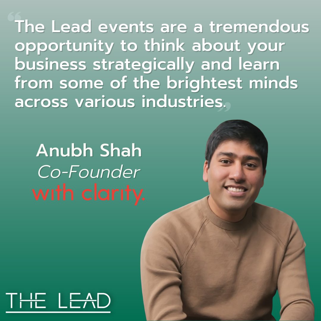 Our events make you think about your business and encourage those in attendance to network with other executives from the fashion, retail, and eCommerce industries facing similar challenges. 

Register to attend The Lead Innovation Summit - bit.ly/3rUEvV3