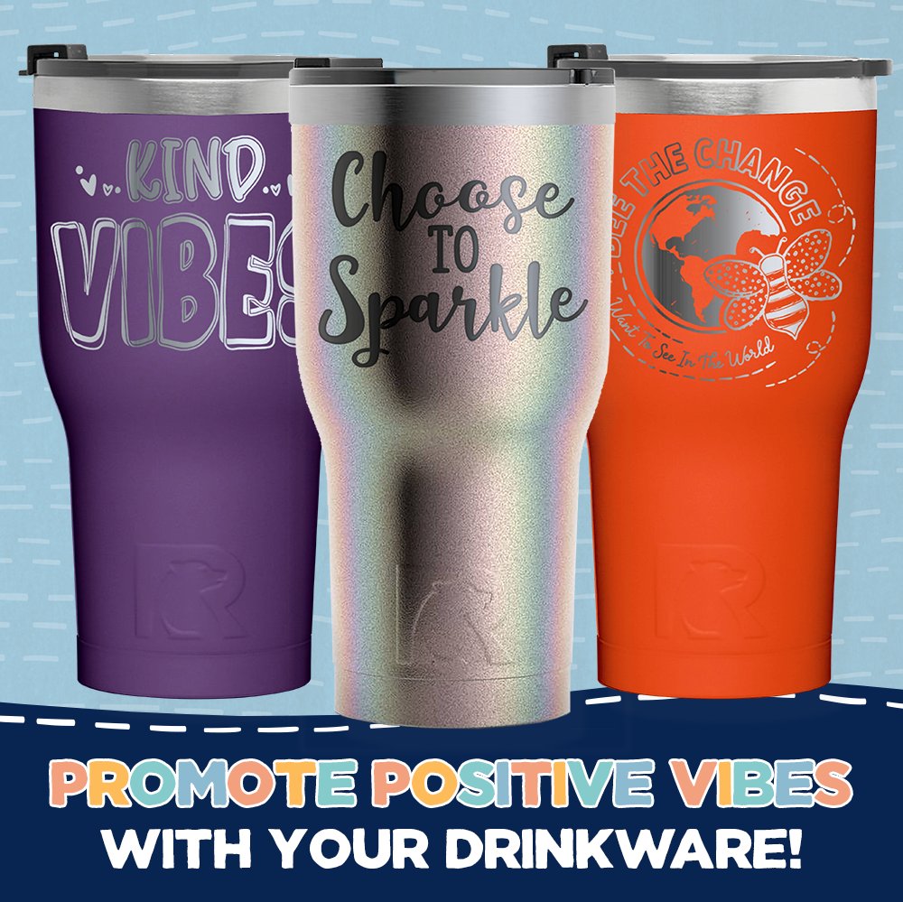 WorkPlacePro's tweet photo. Promote Positive Vibes with your Drinkware! 🙂🌻 Make a statement with our entire line of exclusive designs available on stainless steel tumblers! Use promo code SM2628 at checkout!
•
#Drinkwater #DrinkResponsibly #staypositive #bekind #workplacepro https://t.co/hXNoMN7lwc