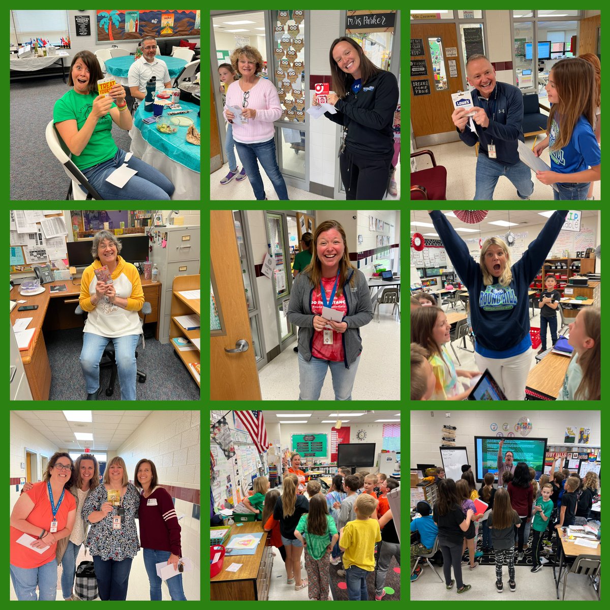 💙Gift card giveaway to celebrate Teacher Appreciation Week! We were able to surprise 40 teachers &amp; staff with a random gift card thanks to your generous donations.

💚Thank you all so much for helping make this week so fun and special for the teachers &amp; staff!