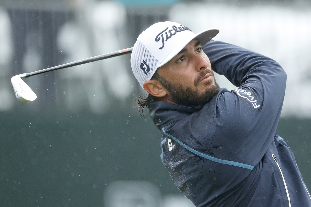 FootJoy's tweet photo. Right as Rain. ☔️
Max Homa fired a 66 in challenging conditions this morning at TPC Potomac. 💪
He's currently just three off the lead through 36 holes at the Wells Fargo Championship. 👀
#HydroTour #MakeEveryDayPlayable https://t.co/CN2xFUQeet