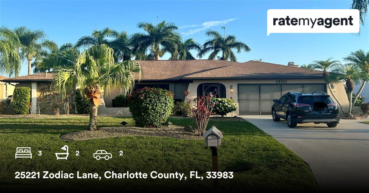 berlie1313's tweet photo. 3 🛏 2 🛀 2 🚘
📍 25221 Zodiac Lane, Charlotte County, FL, 33983

My latest listing on #ratemyagent
https://t.co/S0fZ4TSwcd https://t.co/QWJpVvYB7E