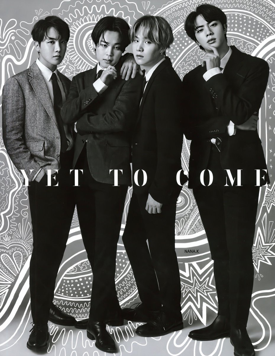 BTSArmy_47's tweet photo. This sounds crazy but the order of them standing and the caption !?!???!/1!

JK, V, RM 
JHOPE, JIMIN 
SUGA, JIN 

#BTS_Proof #yettocome https://t.co/NIJ8eu9y48